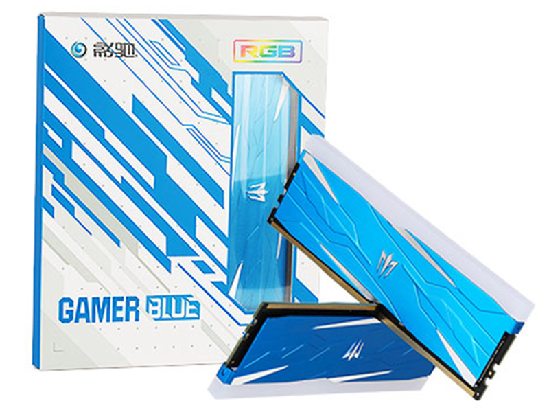 影驰GAMER BLUE RGB DDR4 2666 8GB 主图