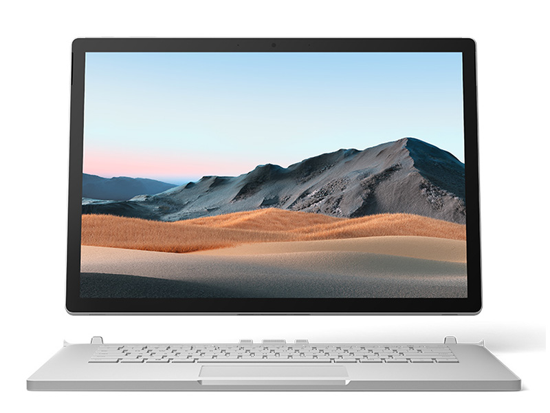 微软Surface Book 3(酷睿i7-1065G7/32GB/1TB/GTX1660Ti/15英寸) 前视