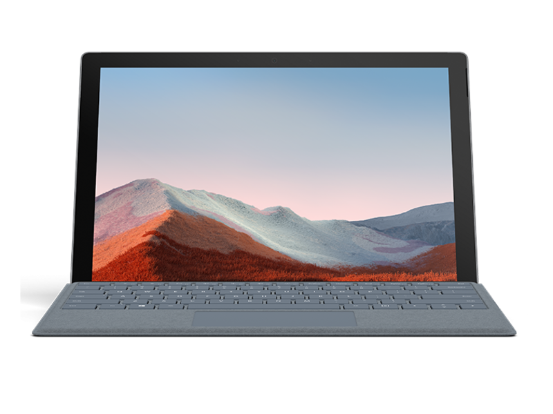 微软Surface Pro 7+(酷睿i7-1165G7/32GB/1TB) 前视