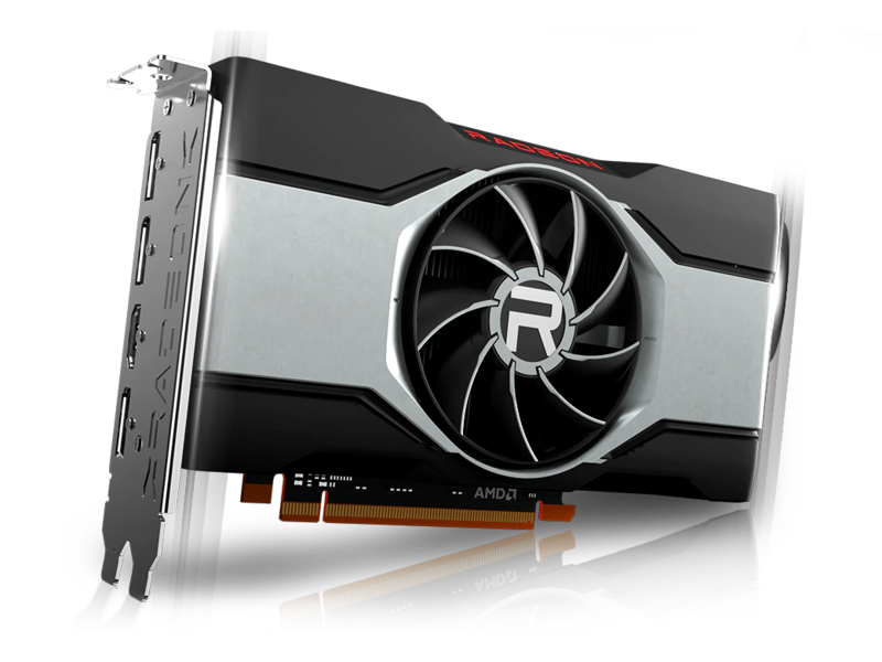 AMD Radeon RX 6600 正面