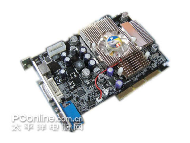 金鹰GF6600 AGP DDR256M128bit 正面