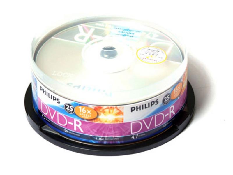 飞利浦DVD-R 16X(25片包装) 图片