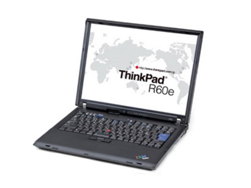 联想ThinkPad R60e 0658L2C 背面斜视