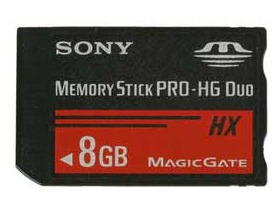  Memory Stick PRO-HG Duo HX 8G