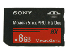  Memory Stick PRO-HG Duo HX 8G