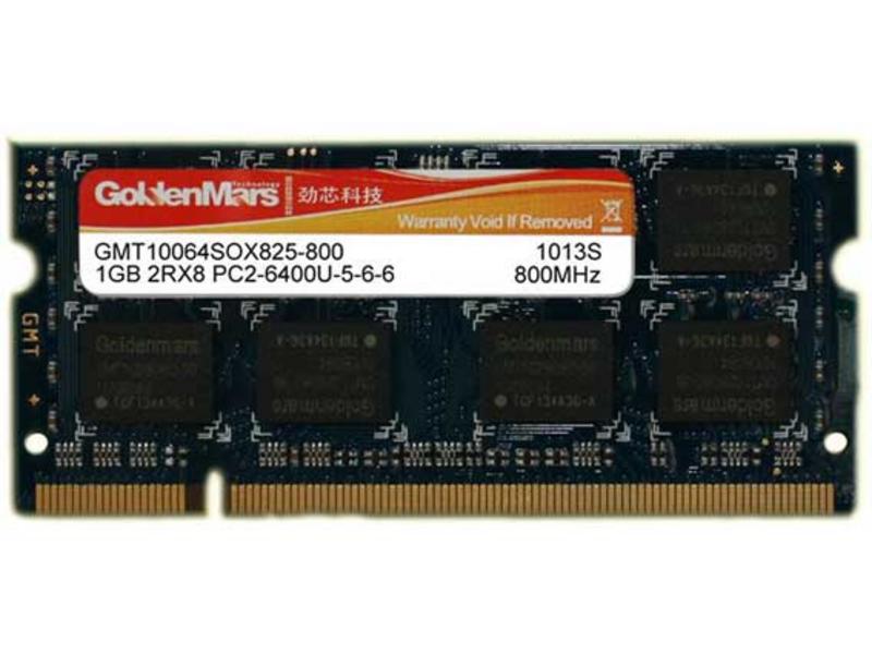 劲芯1G DDR2 800(GMT10064SOX625-800) 图片