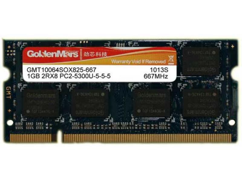 劲芯1G DDR2 667(GMT10028SOX815-667) 图片