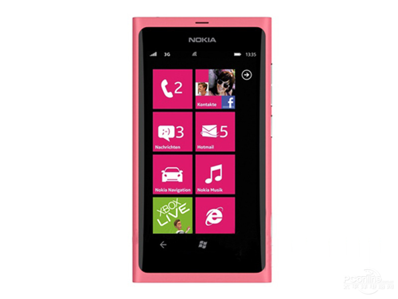 诺基亚Lumia 800 前视