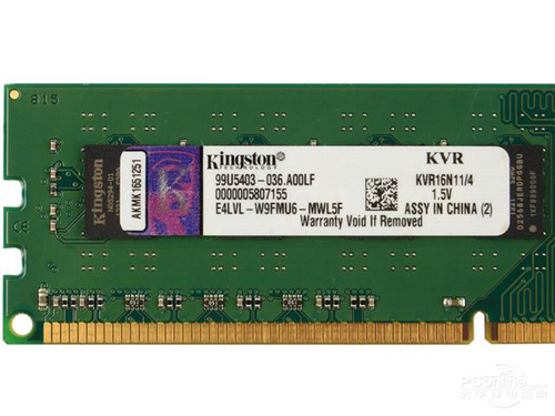 金士顿DDR3 1600 4G