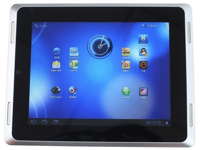 飞利浦tablet8(PI7000) 前视