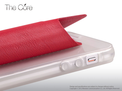 The Core的可 Apple iPhone 5皮纹保护套