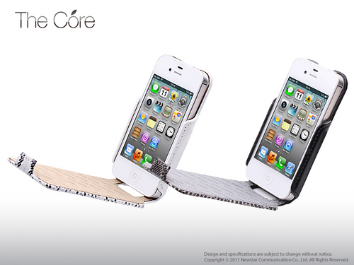 The Core的可 Apple iPhone 4S/4水蛇纹皮套