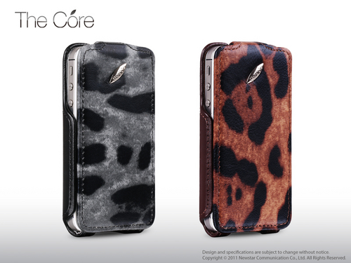 The Core的可 Apple iPhone 4S/4野豹纹皮套