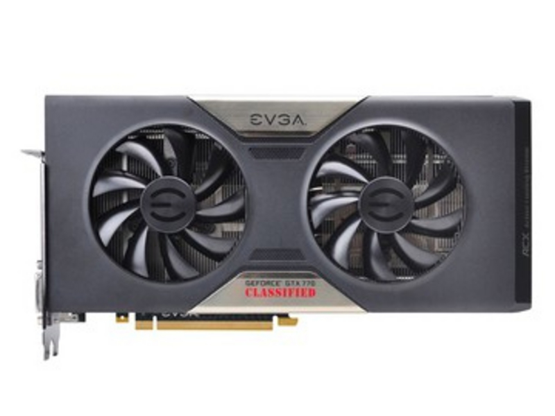 EVGA GTX 770 4GB Dual Classified w/ ACX Cooler 正面