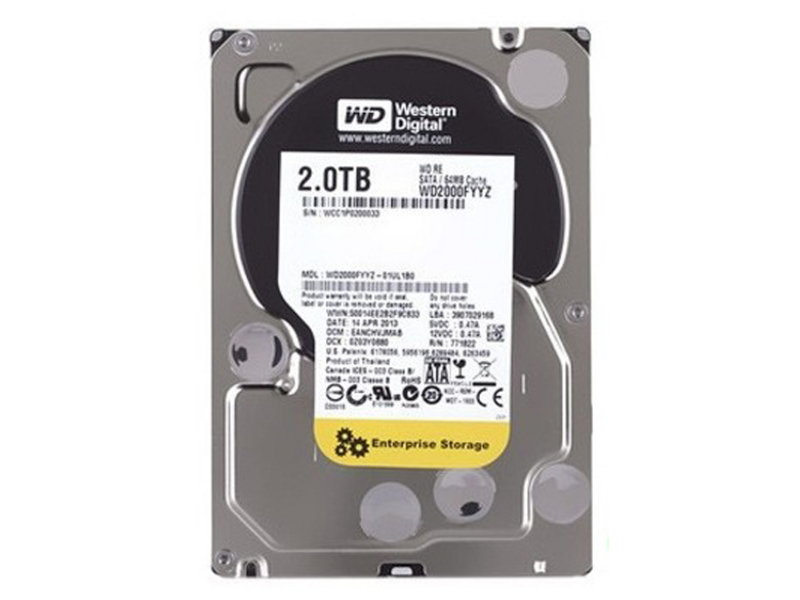 西部数据RE4 2TB 7200转 64MB SATA3企业级 主图