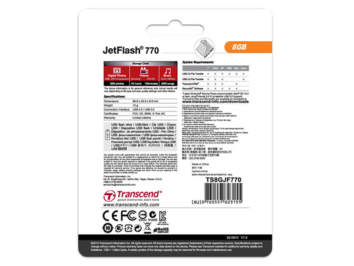 创见JetFlash 770 8GB