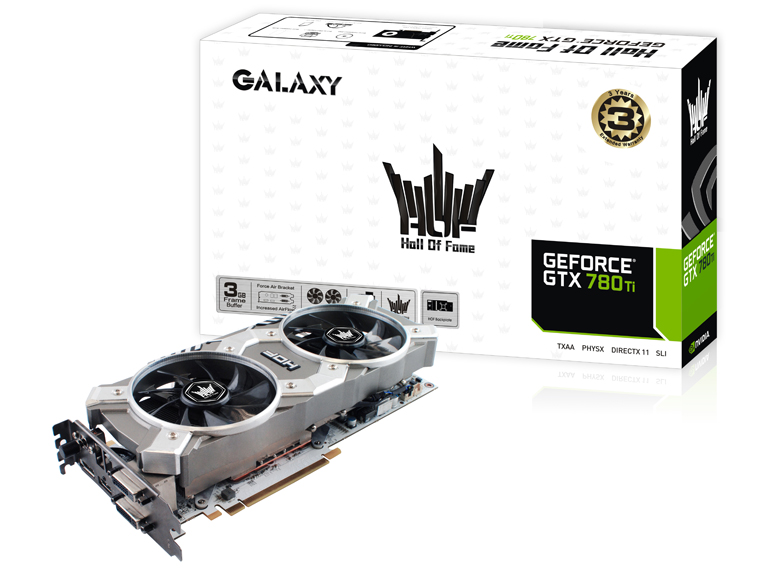 影驰gtx780ti hof名人堂