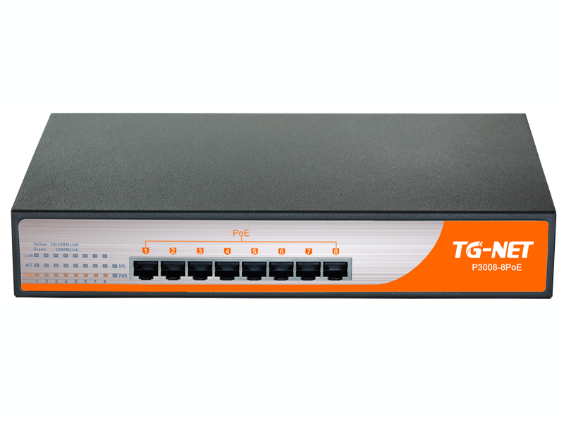 TG-NET P3008-8POE-150W 图片1