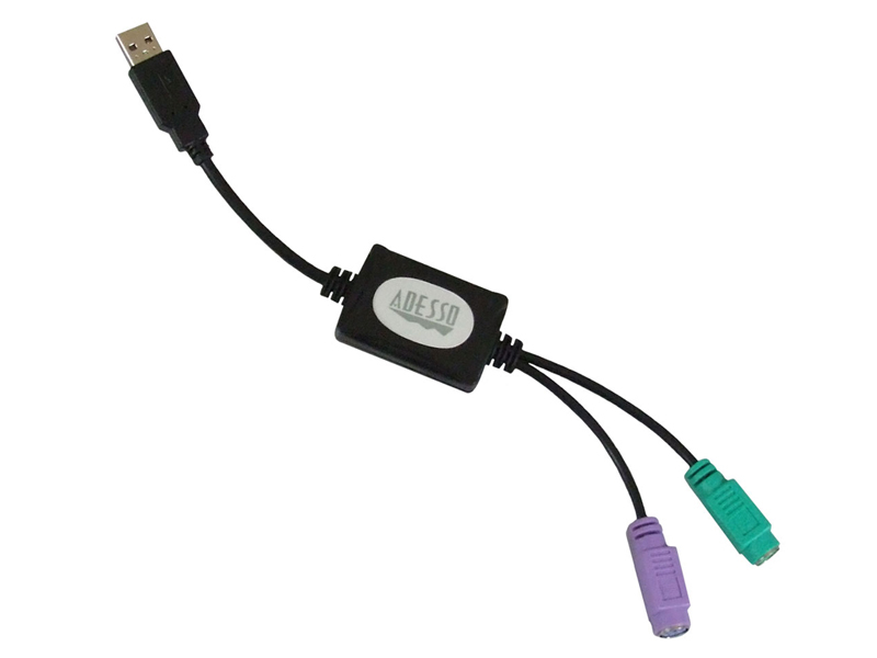 艾迪索ADP-PU21 PS/2转USB转接适配器 主图