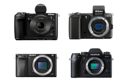 尼康V3套机(配10-30mm镜头)Nikon 1 V3 Vs 1 V2 Vs Sony A6000 Vs Fujifilm X-T1