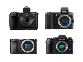 Nikon 1 V3 Vs 1 V2 Vs Sony A6000 Vs Fujifilm X-T1