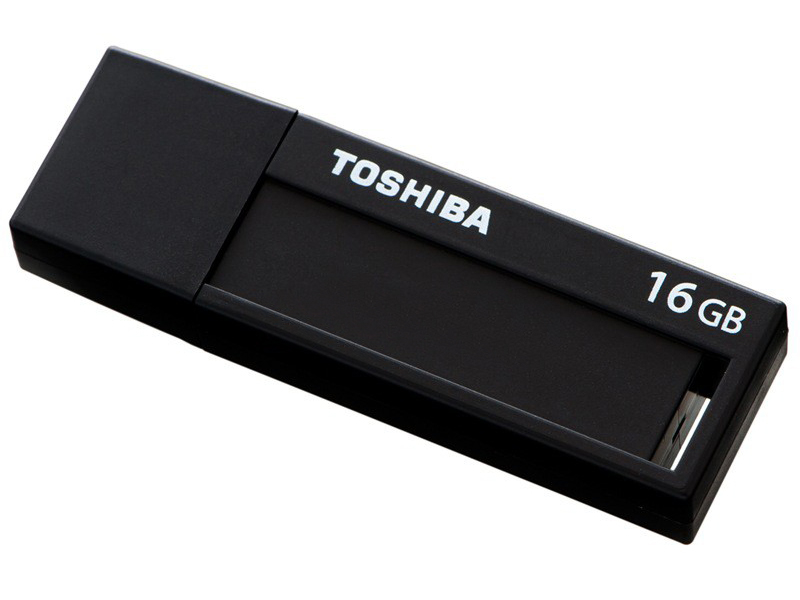 东芝标闪 TransMemory USB3.0 16G 黑 正面