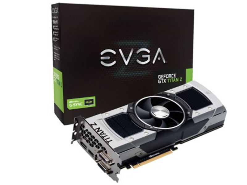 EVGA GeForce GTX Titan Z 正面