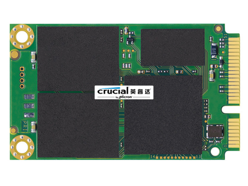 Crucial英睿达M500 240GB mSATA SSD固态硬盘  正面