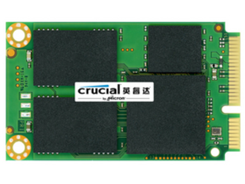 Crucial英睿达M500 480GB mSATA 固态硬盘  正面