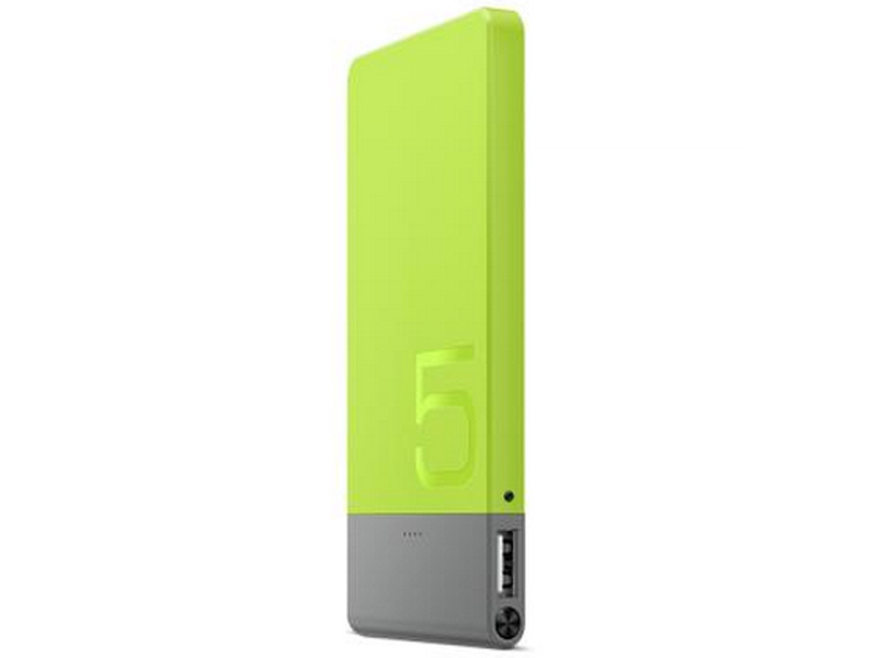 华为HUAWEI Colorphon 5 超薄移动电源 苹果绿 正面
