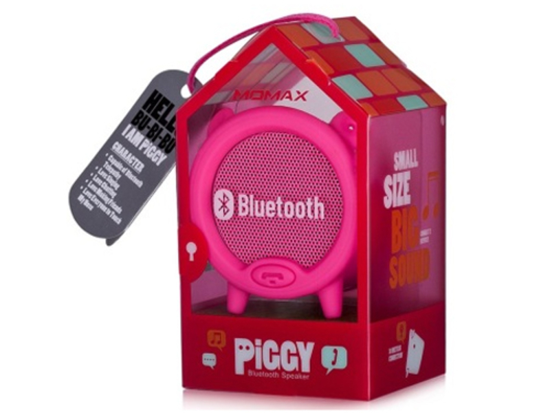 摩米士Piggy蓝牙音箱 粉红色 正面