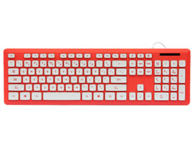 七巧手I5红色超薄键盘 主图