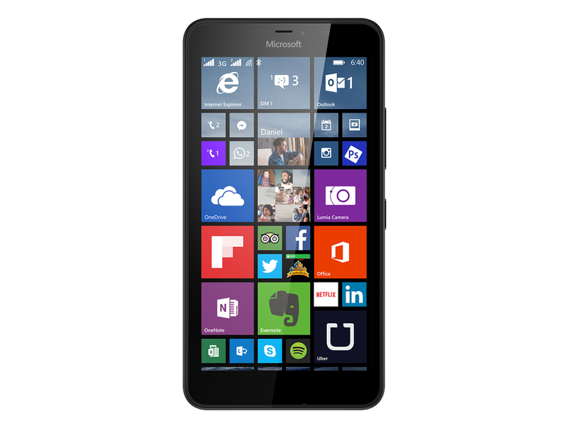 微软Lumia 640 XL 前视