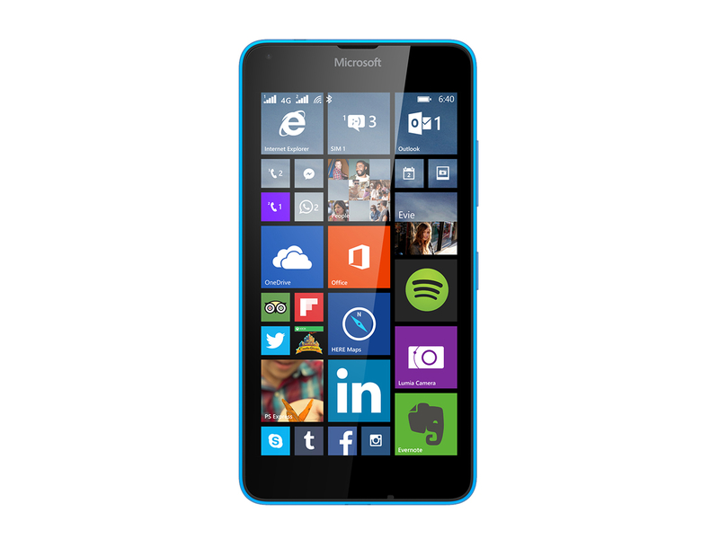 微软Lumia 640 前视