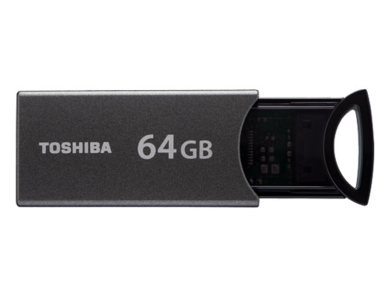 东芝按闪TransMemory—MX USB3.0(64GB) 正面