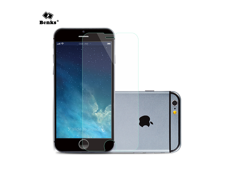 邦克仕KR金刚系列iPhone6(0.15mm)防爆纳米玻璃贴膜 图片