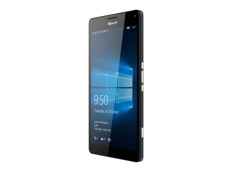 微软Lumia 950XL45度前视