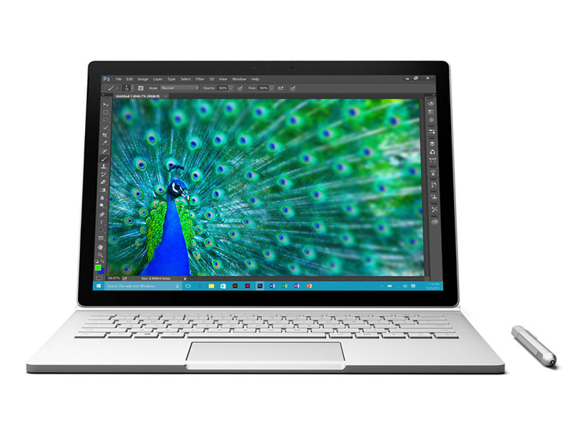 微软 2016款Surface Book(i7/8GB/256GB/2G独显)正视