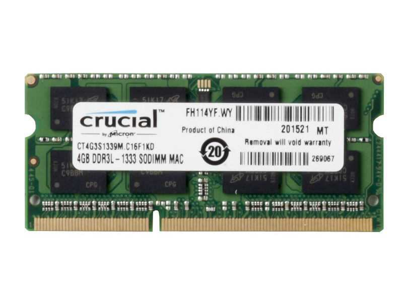Crucial英睿达 DDR3 1333 4GB Mac笔记本内存条 PC3-10600 图片
