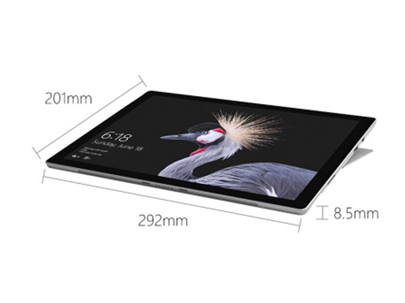 微软Surface Pro 5(i5/8G/128G)俯视