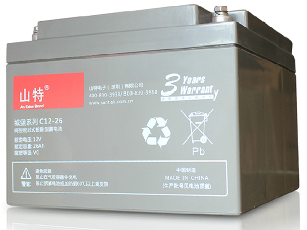 比能量高 山特 C12-26 12V26AH售212元