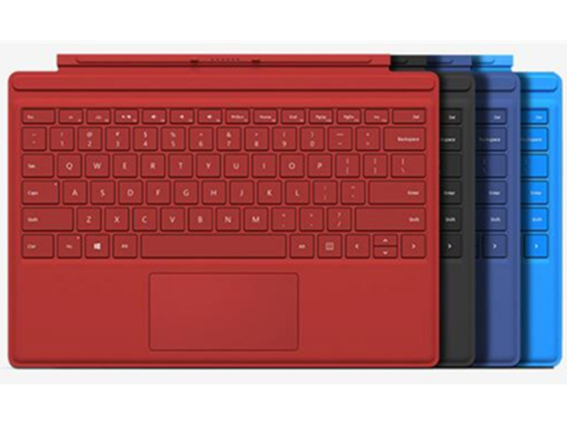 微软Surface Pro 4专业键盘盖效果图