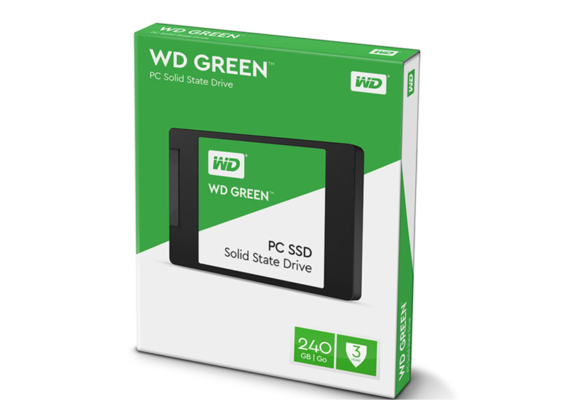 西部数据WD GREEN 240GB SATA3 SSD效果图