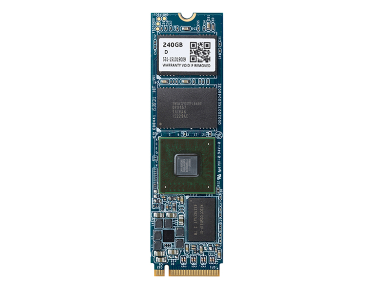 宇瞻Z280 M.2 PCIe SSD 240G 正面