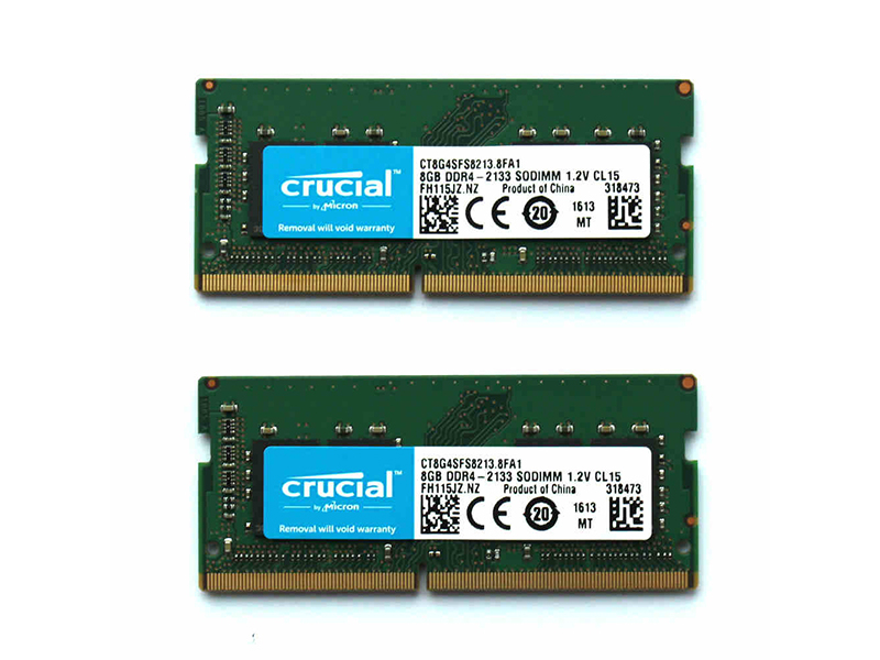 Crucial英睿达镁光低电压 DDR4 2133 8G两条装 笔记本内存条 图片
