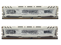 英睿达 铂胜运动 游戏内存条8G两条装超频2400台式机DDR4白条