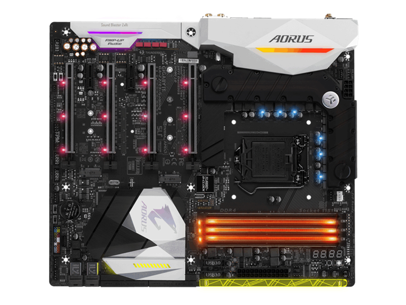 技嘉AORUS Z270X-Gaming 9 正面