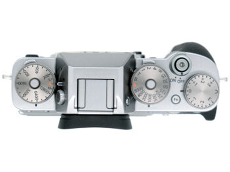 富士X-T2碳晶灰(配18-55mm镜头)俯视