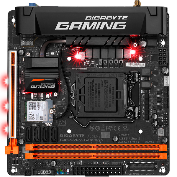 技嘉Z270N-Gaming 5 正面