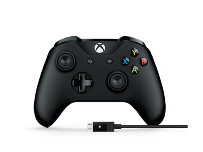 微软Xbox One控制器新款有线版 图片